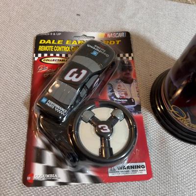 Dale Earnhardt Car on Card and a Stein