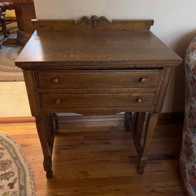 Oak Sewing Cabinet