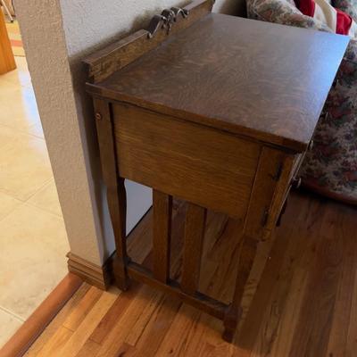 Oak Sewing Cabinet