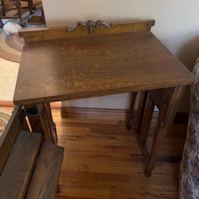 Oak Sewing Cabinet