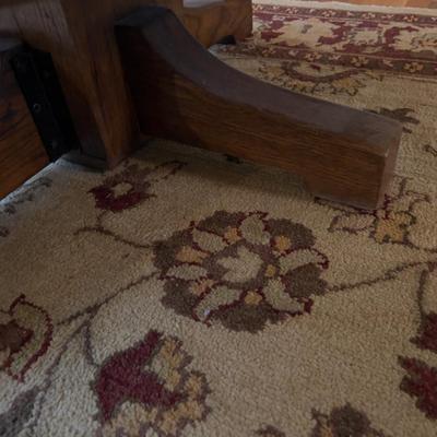 Large Round Wood Coffee Table