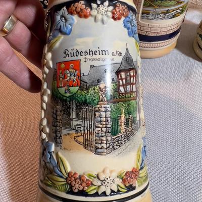 Collection of Beer Steins
