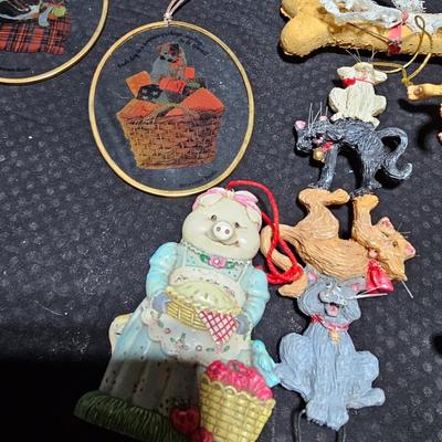 Christmas has gone to the dogs, and cats! All dog and cat ornaments perfect for pet lovers!