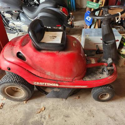 Craftsman Riding Mower DRM 500 Tested Running see video