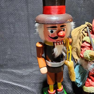 Christmas decorations - Fomers 82-710 nutcracker and a neat hard resin like Santa