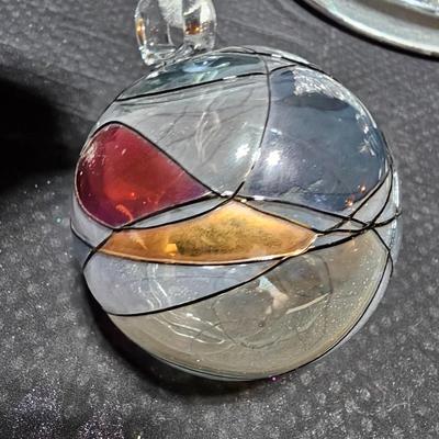 Beautiful Handblown Christmas Tree ornaments, confetti bulbs and a large color changing musical tree