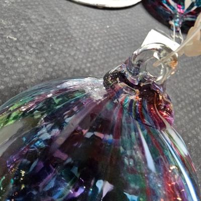Beautiful Handblown Christmas Tree ornaments, confetti bulbs and a large color changing musical tree