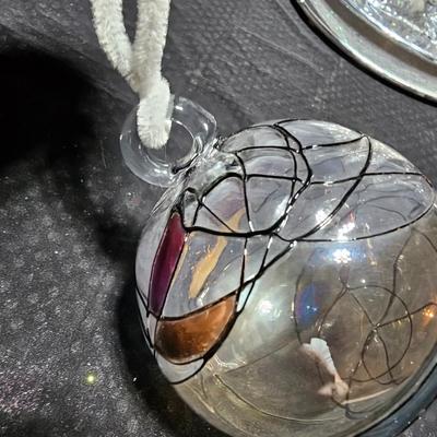 Beautiful Handblown Christmas Tree ornaments, confetti bulbs and a large color changing musical tree