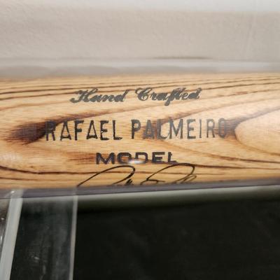 Rafael Palmeiro Model Worth Baseball bat Signed by Rafael Palmeiro