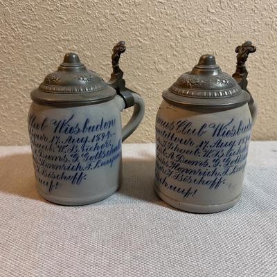 Antique 1894 Tankards or Steins