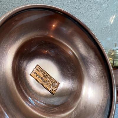 PAIR of Copper Kerosene Lamps NEVER USED!