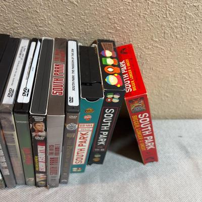 Pile of DVD and CD's