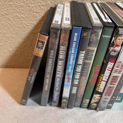 Pile of DVD and CD's