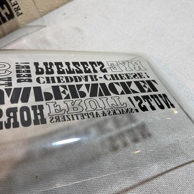 Fantastic GLASS Serving Trays