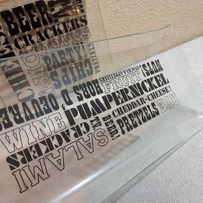 Fantastic GLASS Serving Trays