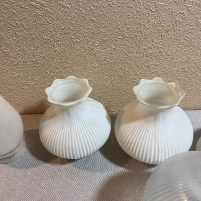 WOW!!! Lots of Glass and Milk Glass Shades