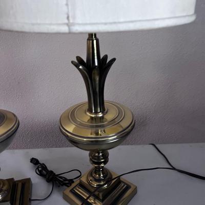 Hollywood Regency Brass Lamps