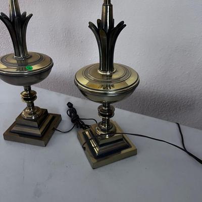Hollywood Regency Brass Lamps