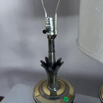 Hollywood Regency Brass Lamps