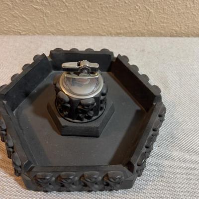 CoCo Joe Tiki Lava from Hawaii Ashtray and Lighter