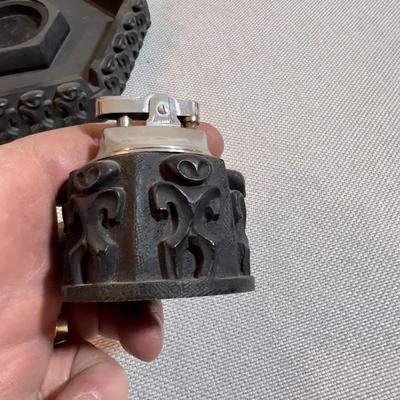 CoCo Joe Tiki Lava from Hawaii Ashtray and Lighter