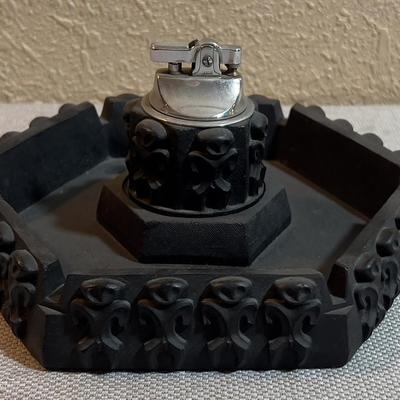 CoCo Joe Tiki Lava from Hawaii Ashtray and Lighter