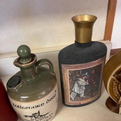 Another lot of Liquor Decanters some JIM BEAM