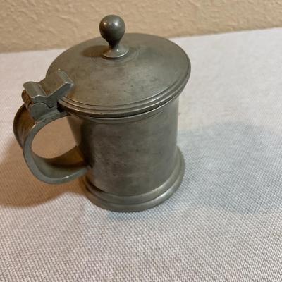 Antique Pewter Tankard WOW!