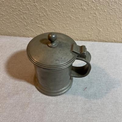 Antique Pewter Tankard WOW!