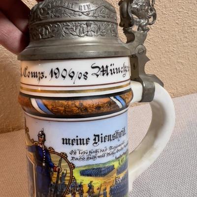 Antique Stein Looks like 1906 Military Commemorative