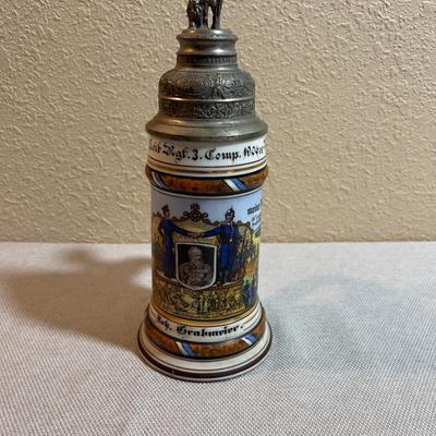 Antique Stein Looks like 1906 Military Commemorative
