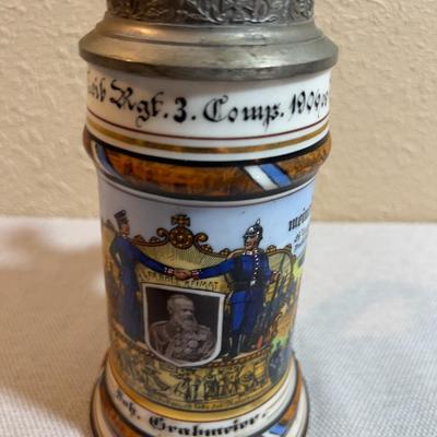 Antique Stein Looks like 1906 Military Commemorative
