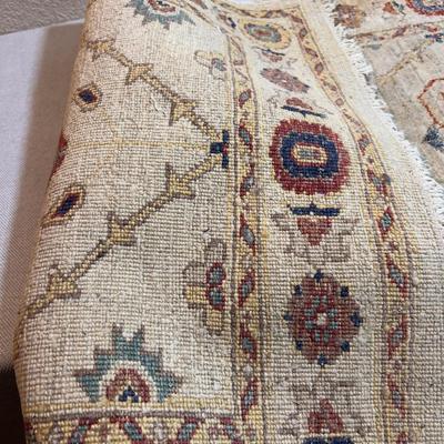 Thick Pile Hand Made WOOL with cotton Welt