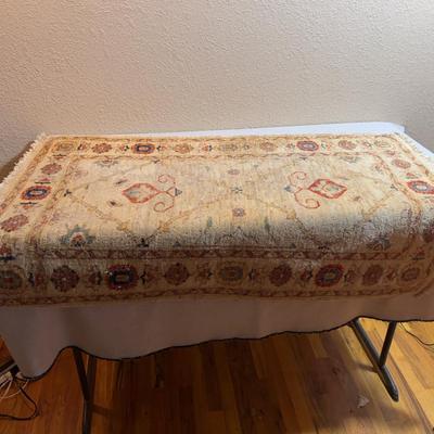 Thick Pile Hand Made WOOL with cotton Welt