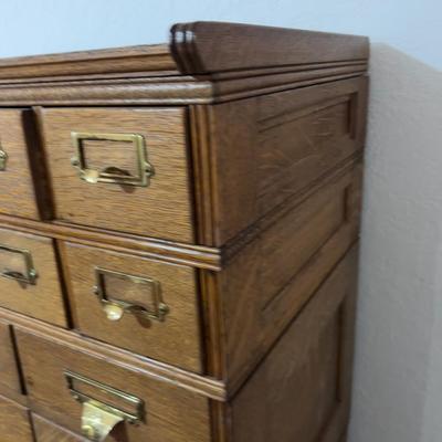 Sale Photo Thumbnail #1087: Drawer needs a repair but it has been refinished. Sectional. So it will come apart easily for moving,  33 x 25 x 60" Tall BRING HELP it is upstairs and you will need to move it down stairs outside. 