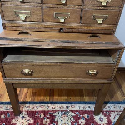 Card Catalog Deak OAK - Awesome Piece!!!!