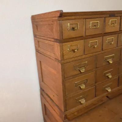 Card Catalog Deak OAK - Awesome Piece!!!!