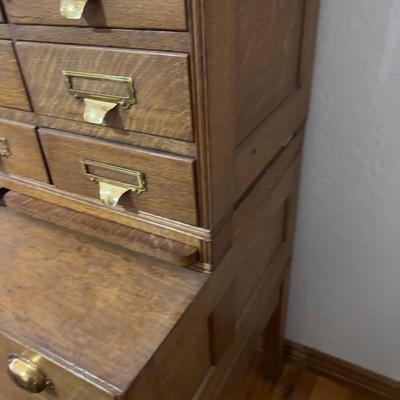 Card Catalog Deak OAK - Awesome Piece!!!!