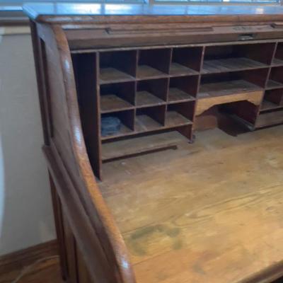 Roll Top Desk, OAK