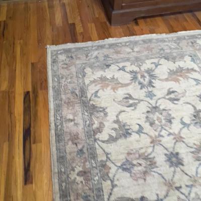 Woven Rug Tan, Red & Green, Blue Colors
