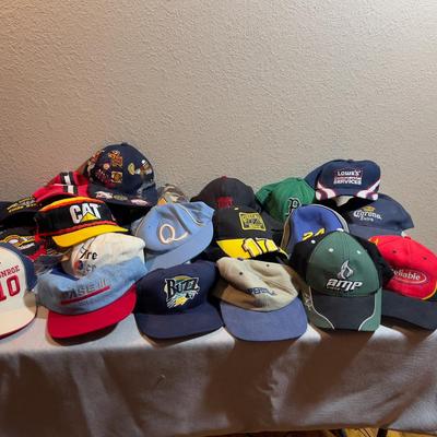 HUGE Hat Lot! Mostly Vintage Sports Hats
