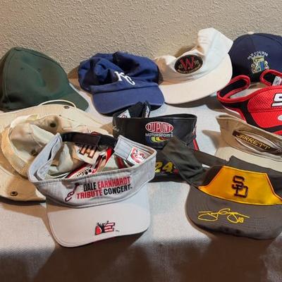 Mostly Visors, plus a few more hats.