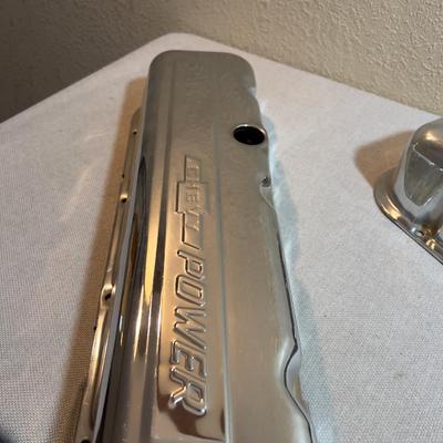 2 Chrome Valve Covers