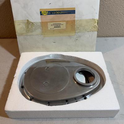 Polished Aluminum Small Block Timing Chain Cover