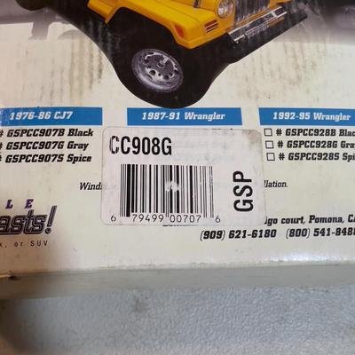 Bikini Top for JEEP CJ New in the Box GRAY