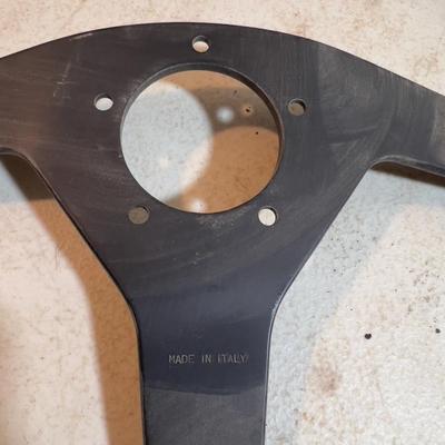 Steering Wheel, Marked "Made in Italy"