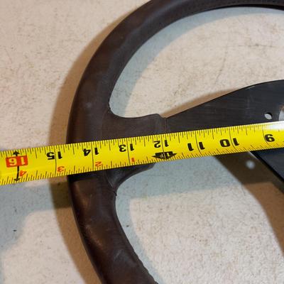 Steering Wheel, Marked "Made in Italy"