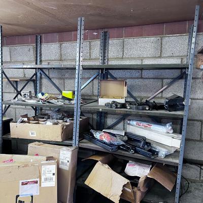 Pile of Metal Shelving with up-rights