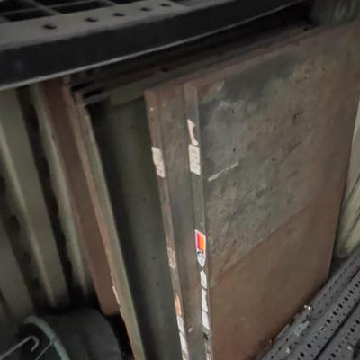 Pile of Metal Shelving with up-rights