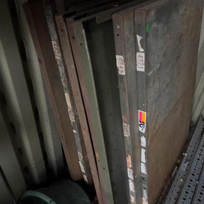Pile of Metal Shelving with up-rights